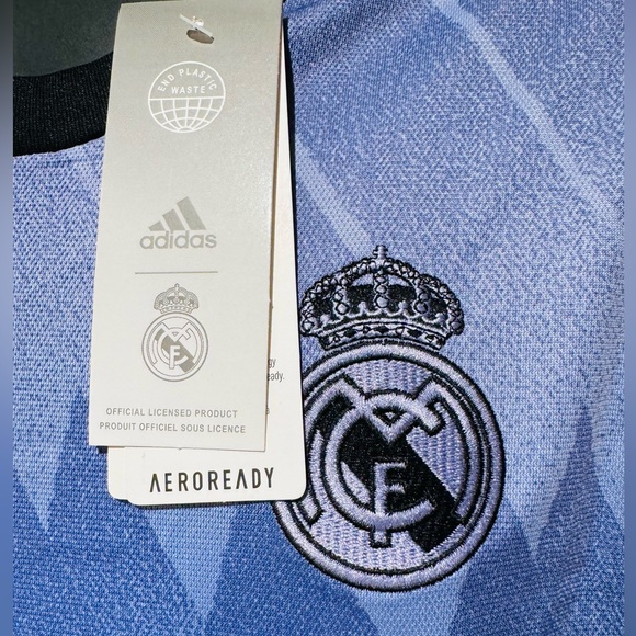 Real Madrid Away Kit Jersey Champions League Yovanny 25 XXL Adidas Aeroready - Picture 3 of 7